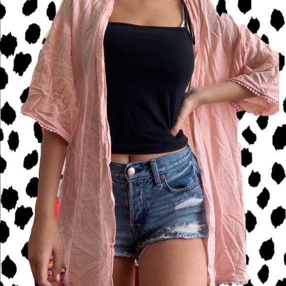 H&M Sweaters - H&M Light Pink Cardigan/Robe